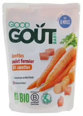 Good Goût Organic Carrots Free Range Chicken From 6 Months 190G