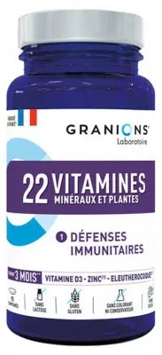 Granions 22 Vitamins Minerals And Plants 90 Tablets