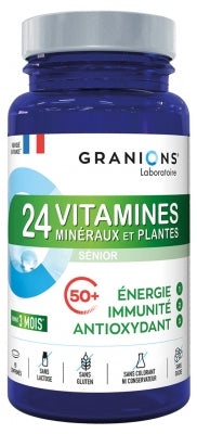 Granions 24 Vitamins Minerals And Plants Senior 90 Tablets