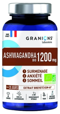 Granions Ashwagandha 1200 Mg Organic 60 Tablets