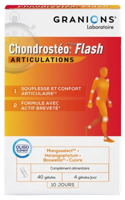 Granions Chondrostéo Flash 40 Capsules