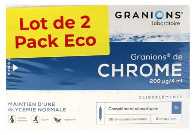 Granions Chromium 200µg 2 X 30 Phials