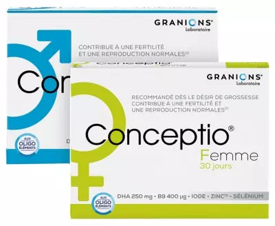 Granions Conceptio Man 90 Capsules And 30 Sachets + Conceptio Woman 30 Capsules And 30 Softgels