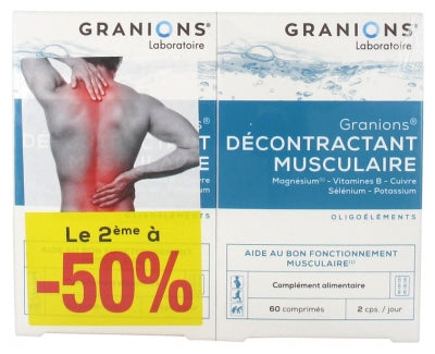 Granions Muscle Decontractant 2 X 60 Tablets