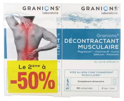 Granions Muscle Decontractant 2 X 60 Tablets