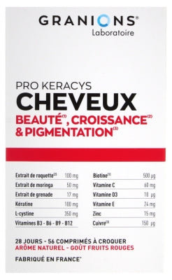 Granions Pro Keracys Hair 56 Tablets To Crunch