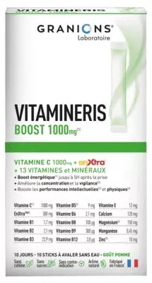 Granions Vitamineris Boost 1000Mg 10 Sticks