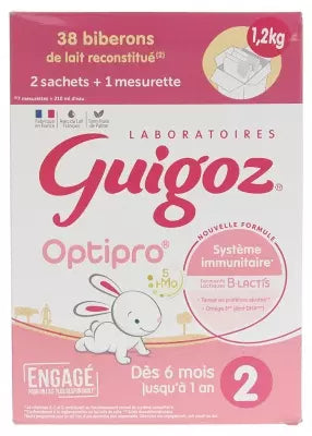 Guigoz Optipro 2 From 6 Months To 1 Year 1.2 Kg