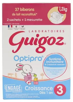 Guigoz Optipro 3 Lait De Croissance From 1 Year 1.2 Kg