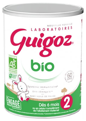 Guigoz Organic Milk 2Nd Age From 6 Months Up To 1 Year 800 G