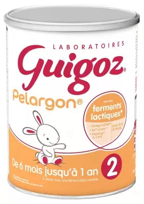 Guigoz Pelargon Milk 2Nd Age From 6 Months Up To 1 Year 780G