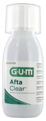 Gum Afta Clear Mouthwash 120Ml