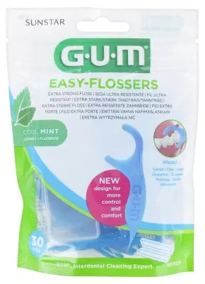 Gum Easy Flossers Dental Floss Holder 30 Units