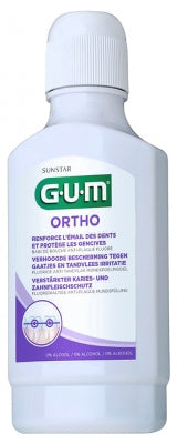 Gum Ortho Fluorinated Anti-Plaque Mouthwash 300Ml