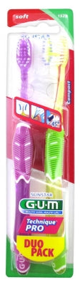 Gum Technique Pro Duo Pack 2 Soft Toothbrushes 1525