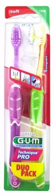 Gum Technique Pro Duo Pack 2 Soft Toothbrushes 1525