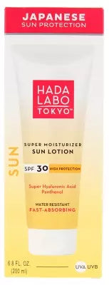 Hada Labo Tokyo Sun Moisturizing Face Cream Water Resistant Spf30 200 Ml