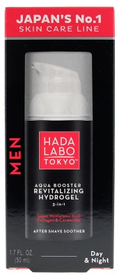 Hada Labo Tokyo Men Moisturizing And Revitalizing Gel Day And Night 50 Ml