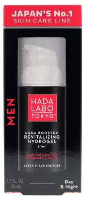 Hada Labo Tokyo Men Moisturizing And Revitalizing Gel Day And Night 50 Ml