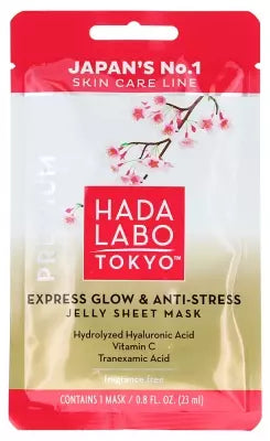 Hada Labo Tokyo Premium Moisturizing And Illuminating Tissue Mask 23 Ml