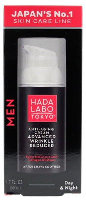 Hada Labo Tokyo Men Anti-Wrinkle Moisturizing Cream Day And Night 50 Ml