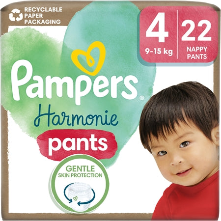 Pampers Harmonie Pants Size 4 Nappy Covers 