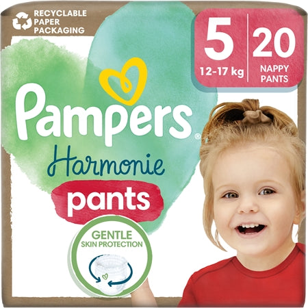 Pampers Harmonie Pants Size 5 Nappy Covers 