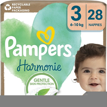 Pampers Harmonie Size 3 Disposable Nappies