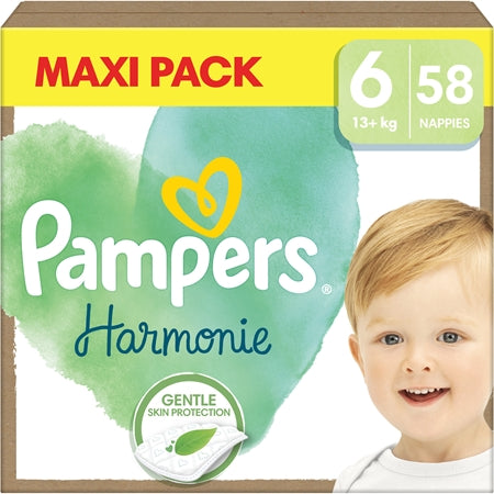 Pampers Harmonie Size 6 Disposable Nappies 