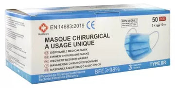 Healthcare Disposable Medical Mask Type Iir Efb 98% 50 Masks