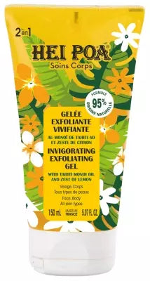 Hei Poa Invigorating Exfoliating Gel With Tahiti Monoi Oil Ao 150Ml