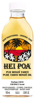 Hei Poa Pure Tahiti Monoï Oil Coconut Scent 100Ml