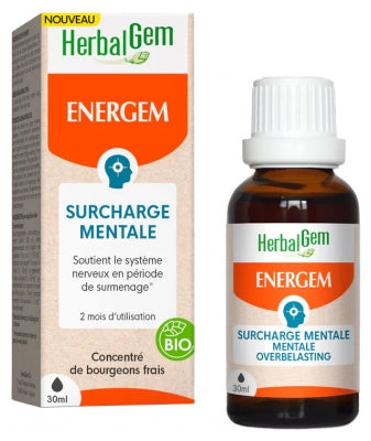 Herbalgem Energem Mental Overload Organic 30 Ml