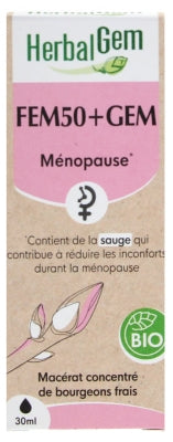 Herbalgem Organic Fem50+Gem 30Ml