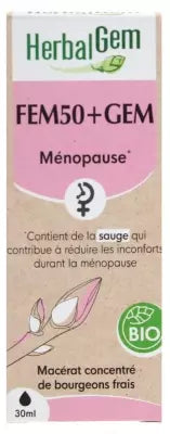 Herbalgem Organic Fem50+Gem 30Ml