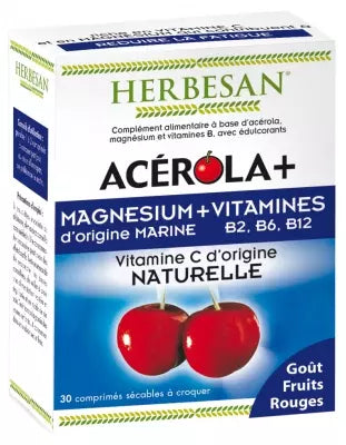 Herbesan Acerola + Magnesium + Vitamins 30 Tablets