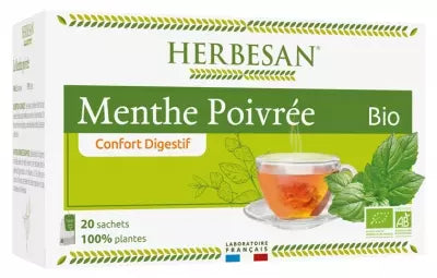 Herbesan Infusion Peppermint Organic 20 Sachets