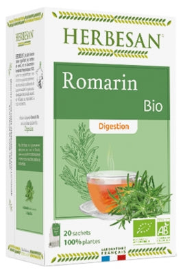 Herbesan Infusion Rosemary Digestion Organic 20 Sachets