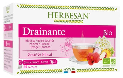 Herbesan Organic Draining Infusion 20 Sachets