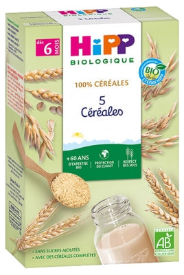 Hipp 5 Cereals From 8 Months Organic 250G