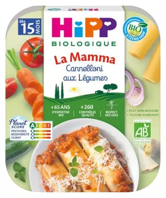 Hipp La Mamma Vegetable Cannelloni From 15 Months Organic 250G