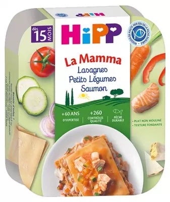 Hipp La Mamma Lasagne Small Vegetables Salmon From 15 Months 250G