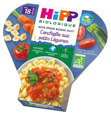 Hipp My Good Night Dinnerconchiglie With Small Vegetables From 18 Months Organic 260G