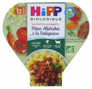 Hipp The Little Gourmets Alphabet Pastas With Bolognese From 12 Months Organic 230G