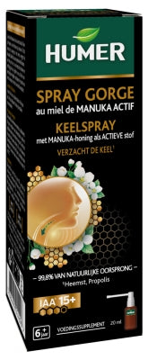 Humer Active Manuka Honey Throat Spray 20 Ml