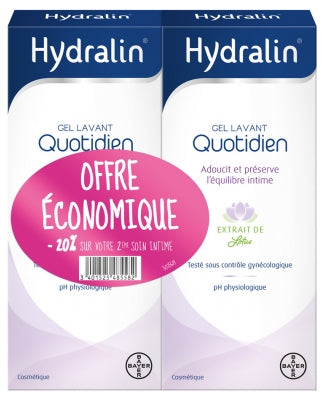 Hydralin Daily Cleansing Gel 2 X 200Ml 20% Off