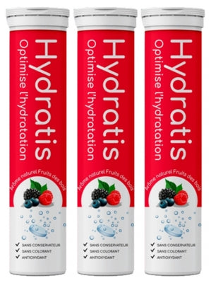 Hydratis Pack Of 3 X 20 Effervescent Tablets