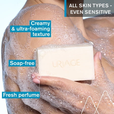 Uriage Hygiène Solid Cleansing Cream Gentle Cream Cleanser With Thermal Water 