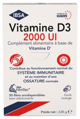 Ibsa Vitamin D3 2000 Iu 30 Orodispersible Films