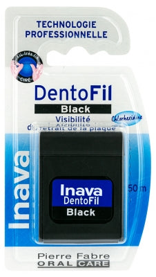 Inava Dentofil Black Dental Floss 50M